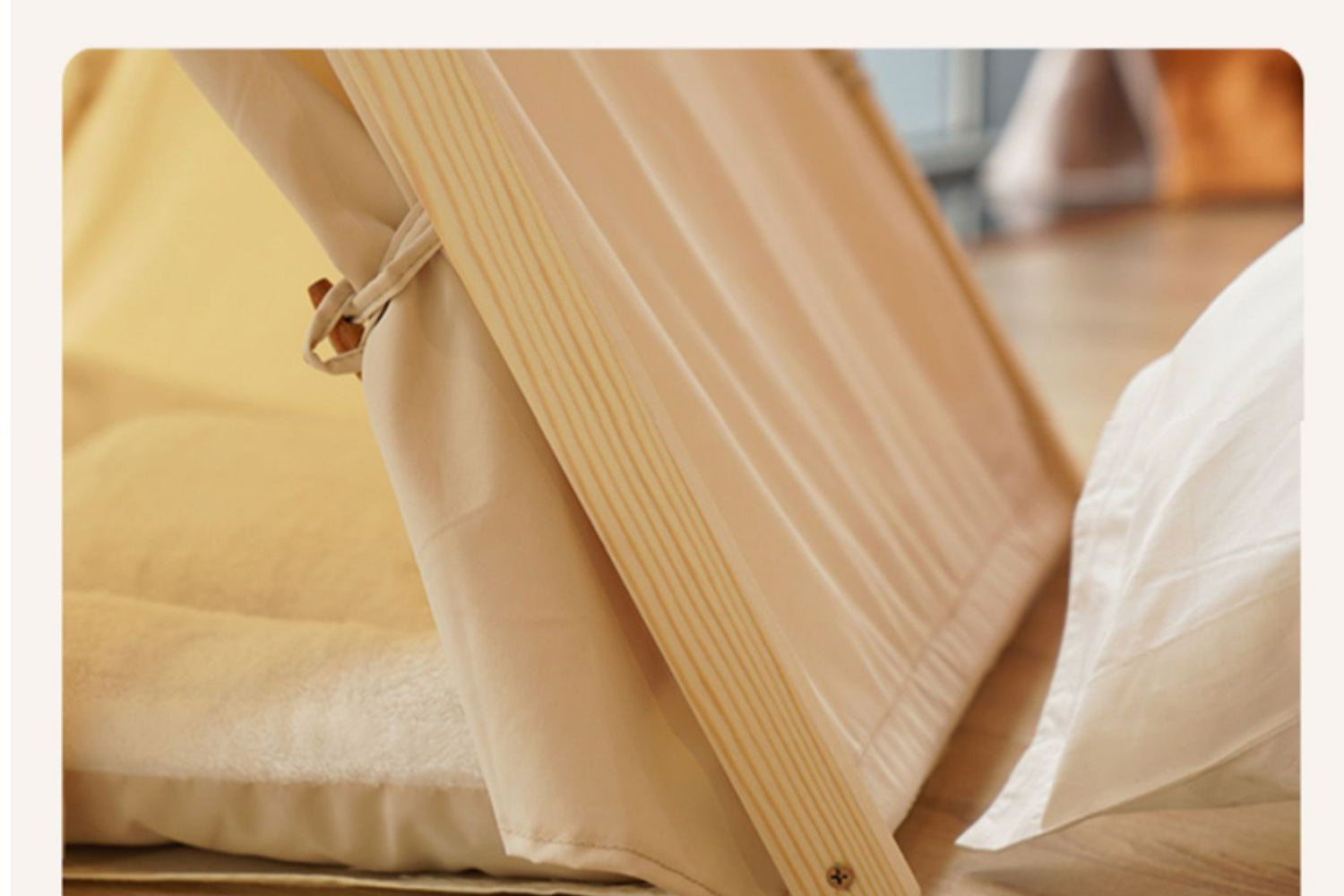 Pet Tent Bed for Cats & Dogs | Four-Season Cozy Tent with Soft Cotton Cushion, 60×55×63cm