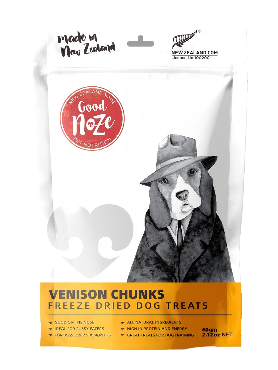 GoodNoze Venison Chunks 60g