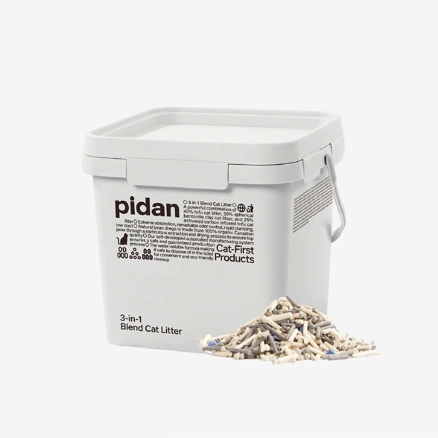 PIDAN 3 合 1 优质混合猫砂
