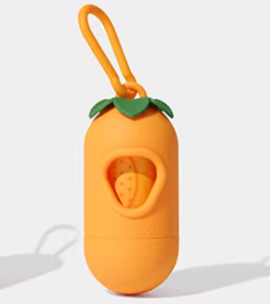 Vetreska Capsule Dog Poop Bag Dispenser Set – Biodegradable HDPE Waste Bags with Scented Color Options & Portable ABS Holder