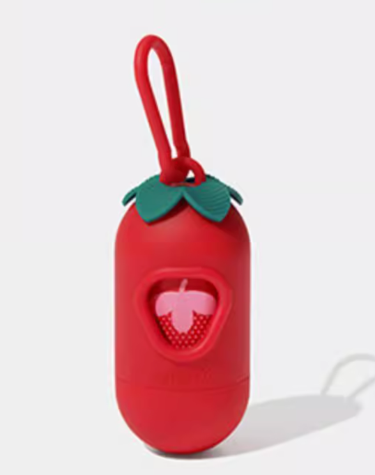 Vetreska Capsule Dog Poop Bag Dispenser Set – Biodegradable HDPE Waste Bags with Scented Color Options & Portable ABS Holder