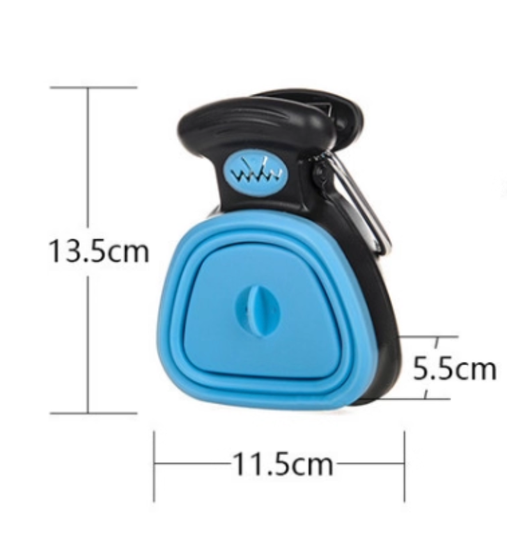 Mini Pet Pooper Scooper – Portable & Foldable Silicone Waste Picker (For Small Dogs)