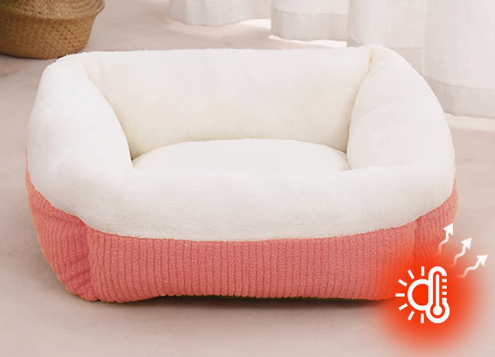 All-Season Cat Bed Mat – Semi-Enclosed Cozy Nest with Arctic Fleece