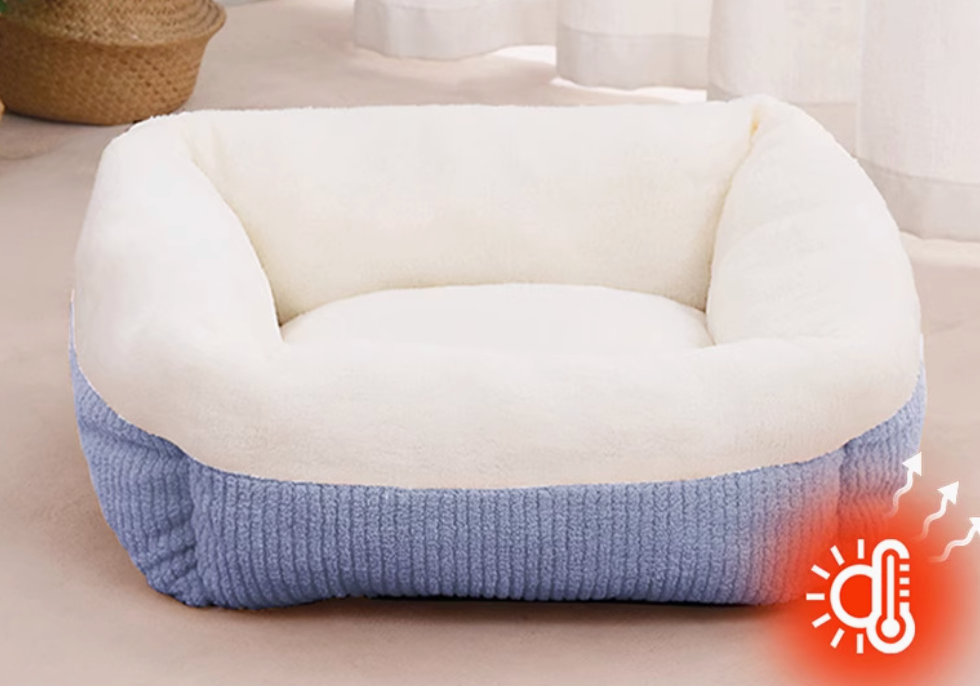 All-Season Cat Bed Mat – Semi-Enclosed Cozy Nest with Arctic Fleece