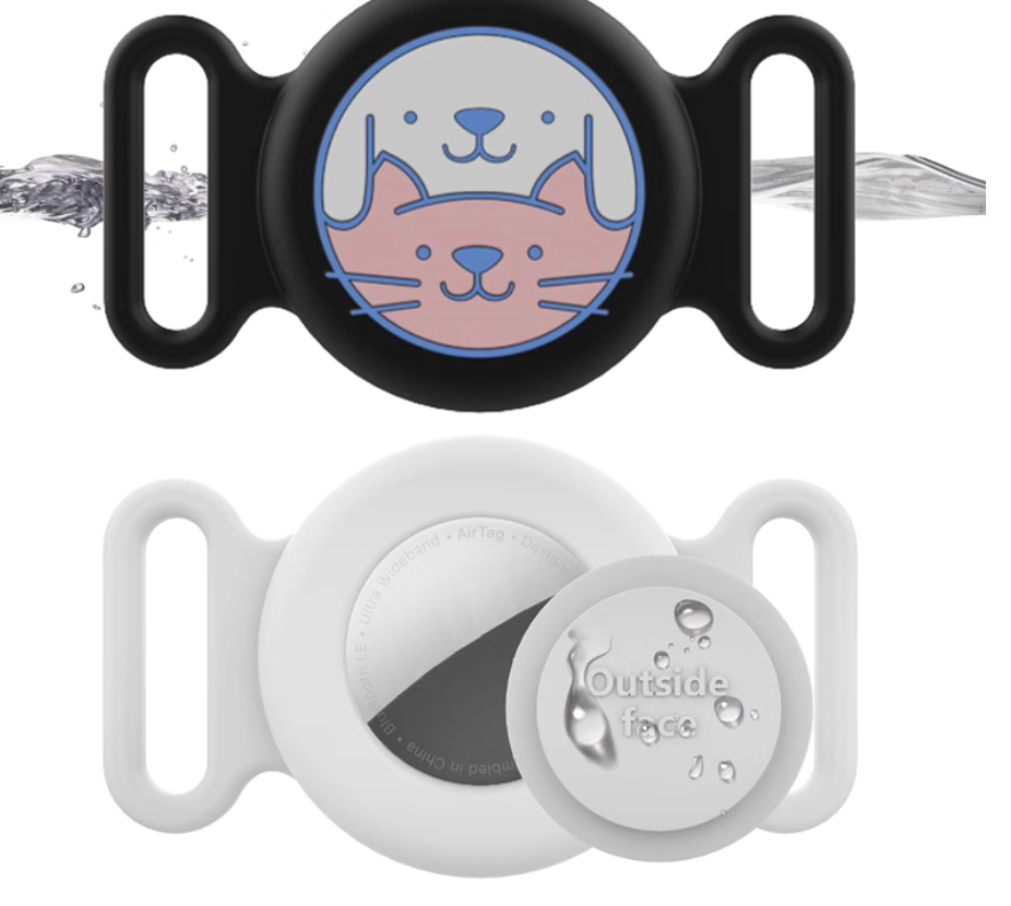 AirTag 2 Protective Case – Waterproof Silicone Tracker Cover for Pets, Keychains, and Collars