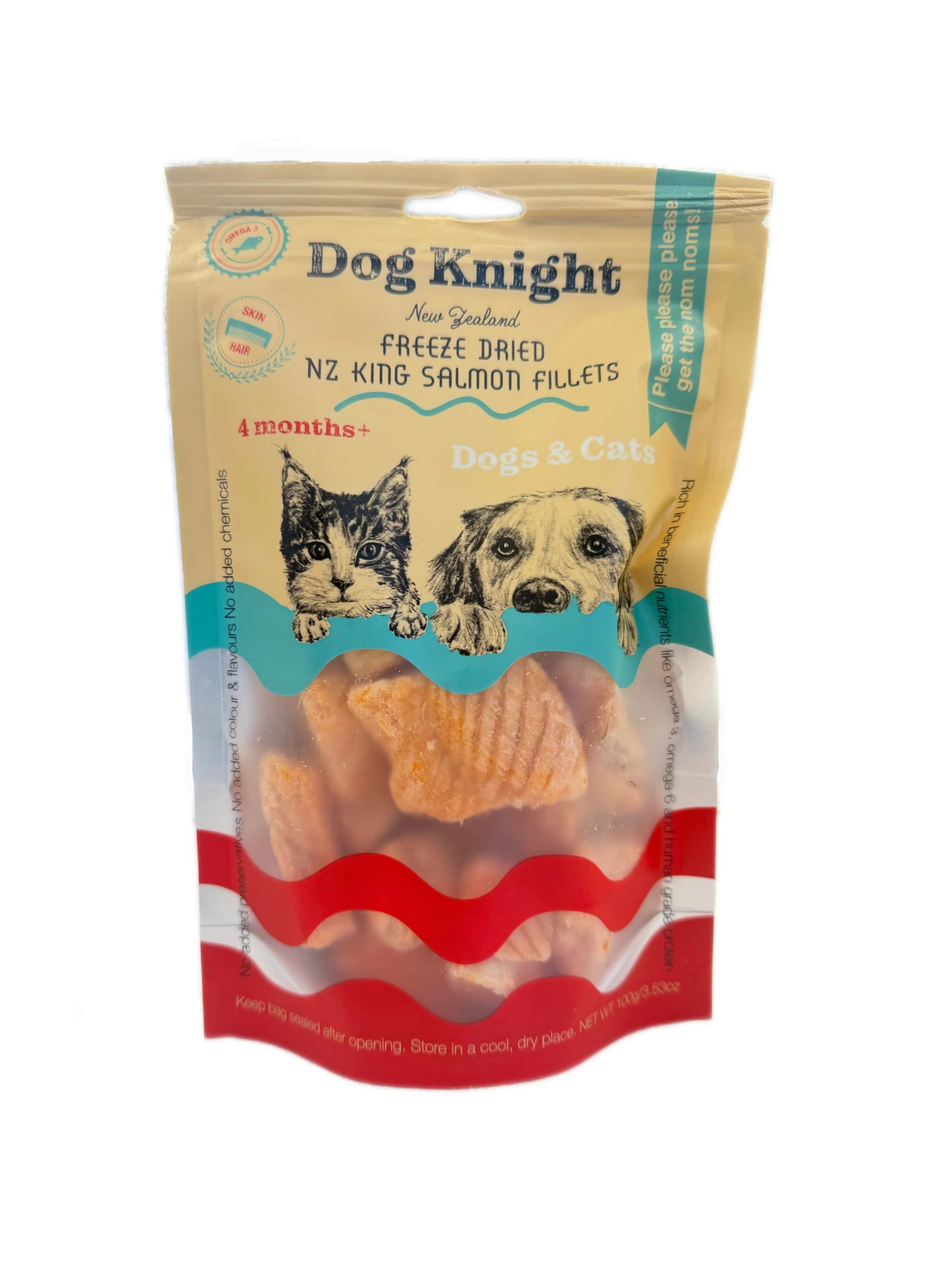 Freeze Dried King Salmon Bites 100g