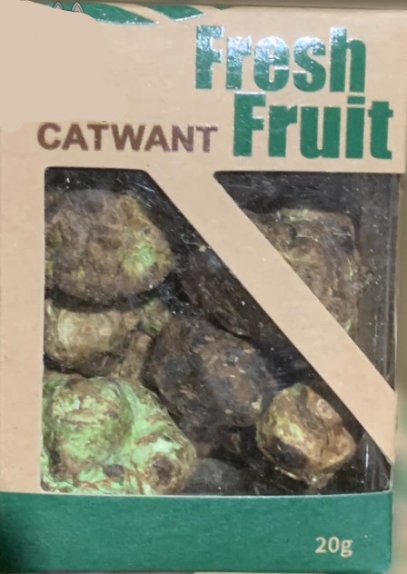 Catnip Fruit “Happy Nut” | Fresh Natsume Fruits FD Freeze-Dried Treats for Cats