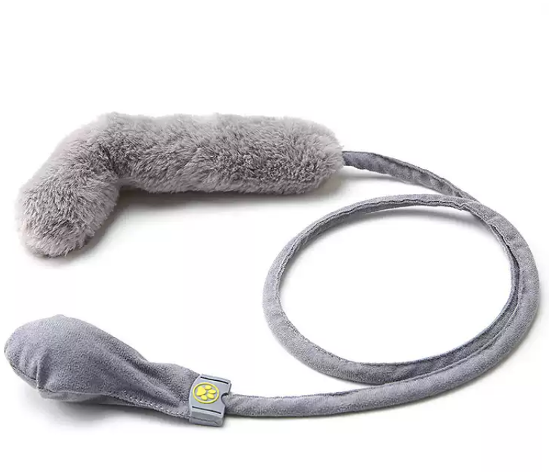 Air-Powered Moving Fully Tail Cat Toy – Catnip Interactive Teaser Toy