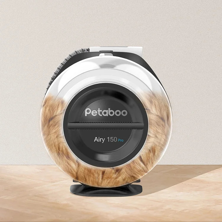PETABOO Airy150 Pro 7 in 1 – Quiet Cordless Pet Vacuum for Grooming & Shedding