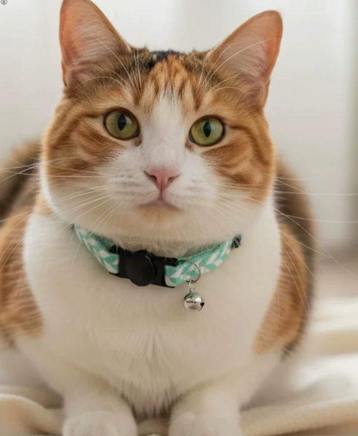 Reflective Breakaway Cat Collar – Adjustable Safety Collar for Large Cats & Kittens