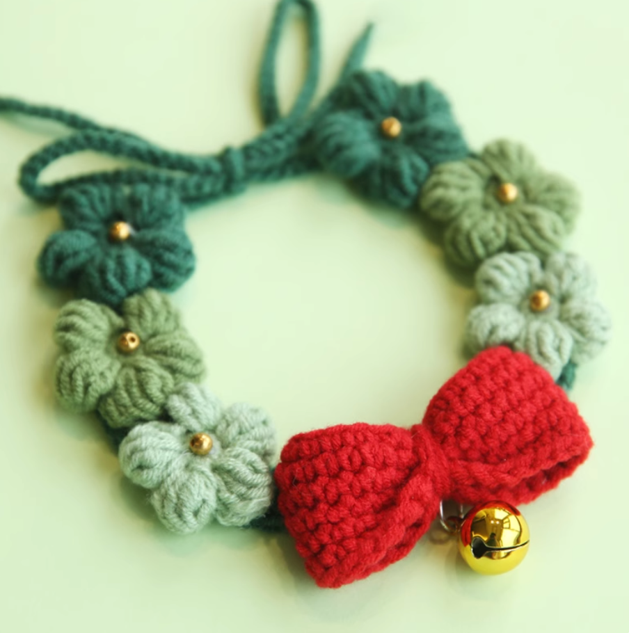 Christmas Pet Collar for Cats & Small Dogs