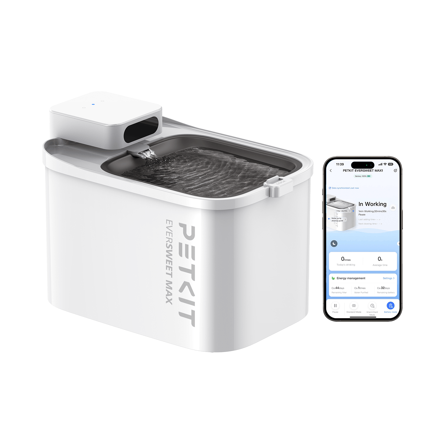 Petkit Smart Water Fountain - Eversweet Max (Cordless)