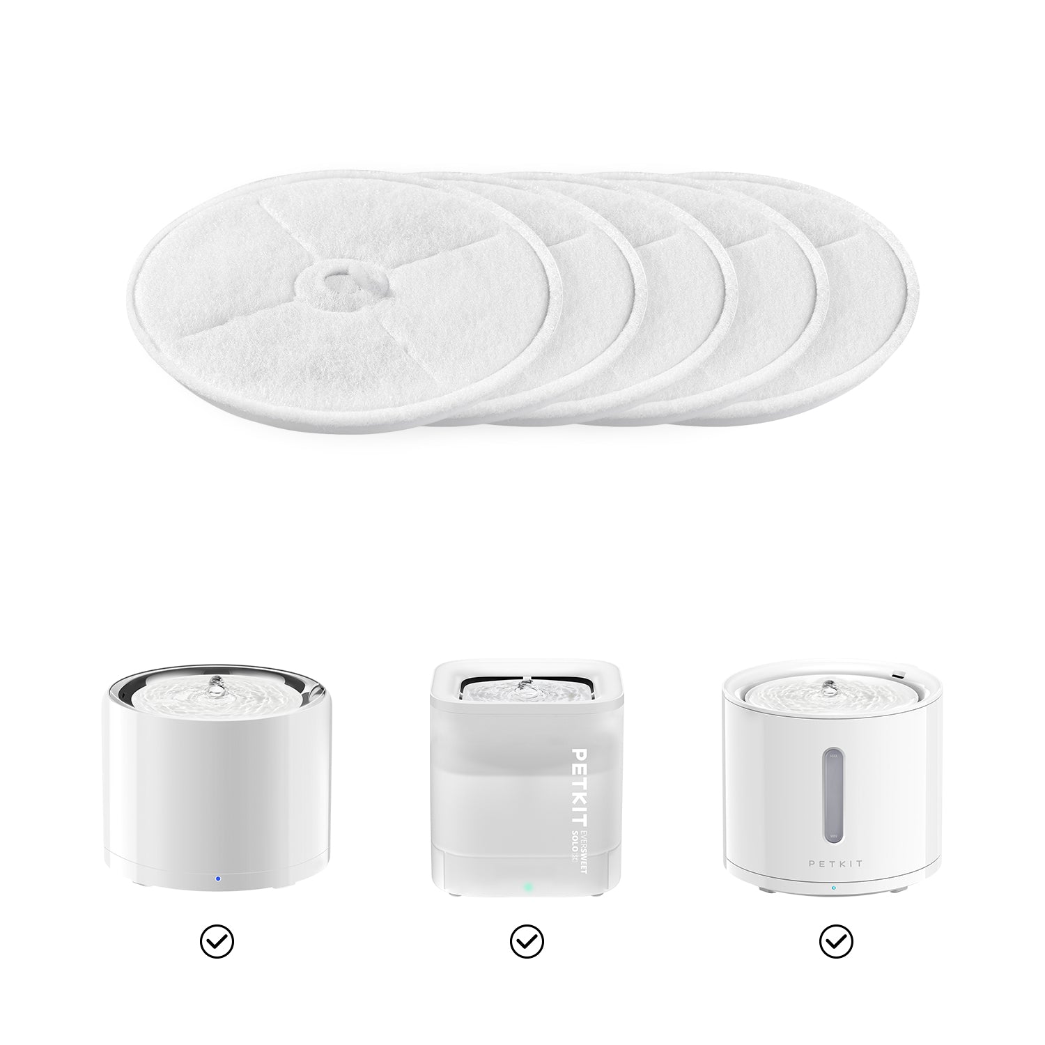 Petkit Filter Unit 3.0 - 5-Pack for Pure Pet Water