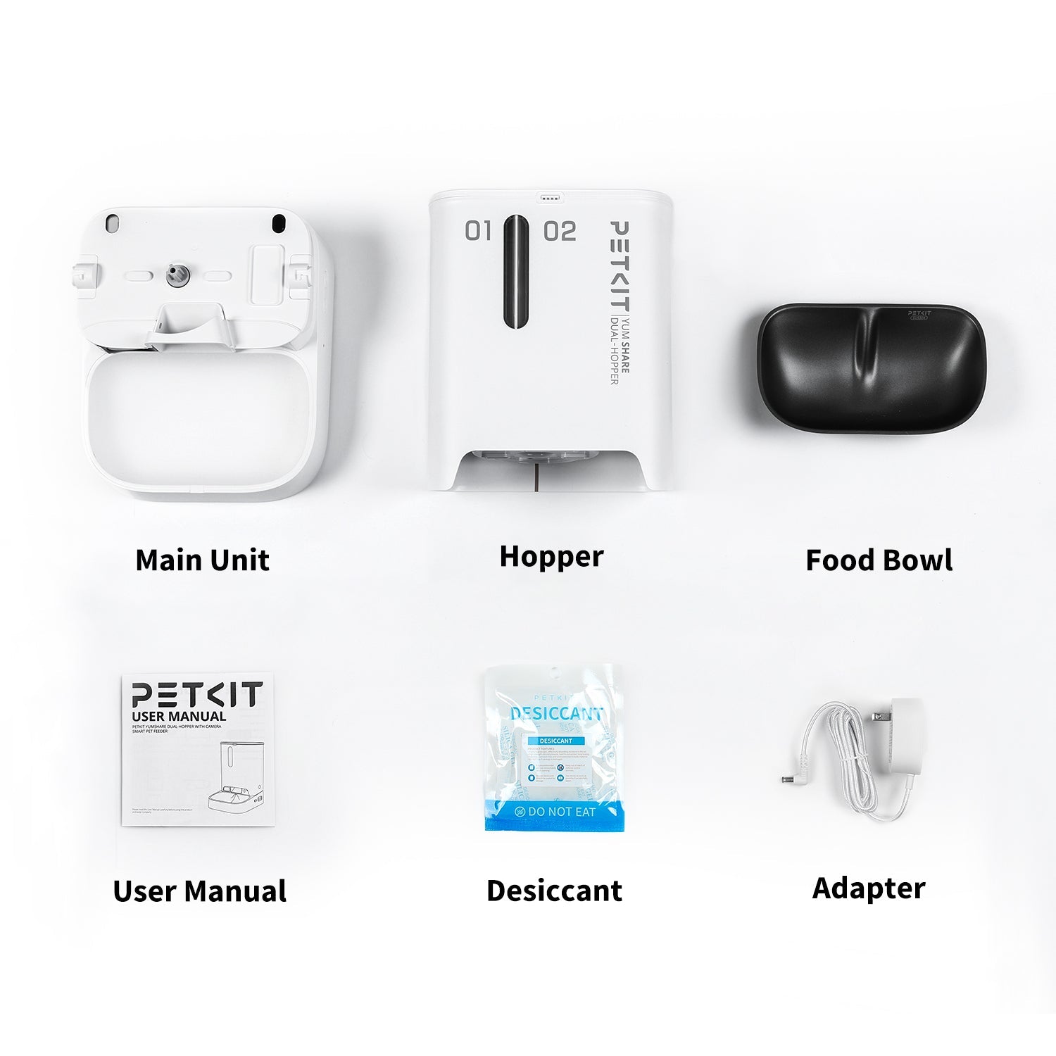 PETKIT Yumshare Dual Hopper Smart Feeder with Built-in Camera