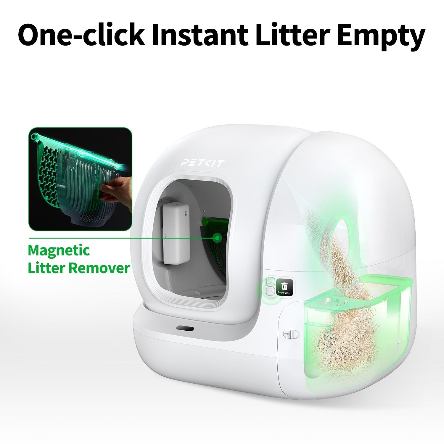 PETKIT PURAMAX 2 Self-Cleaning Cat Litter Box – Premium