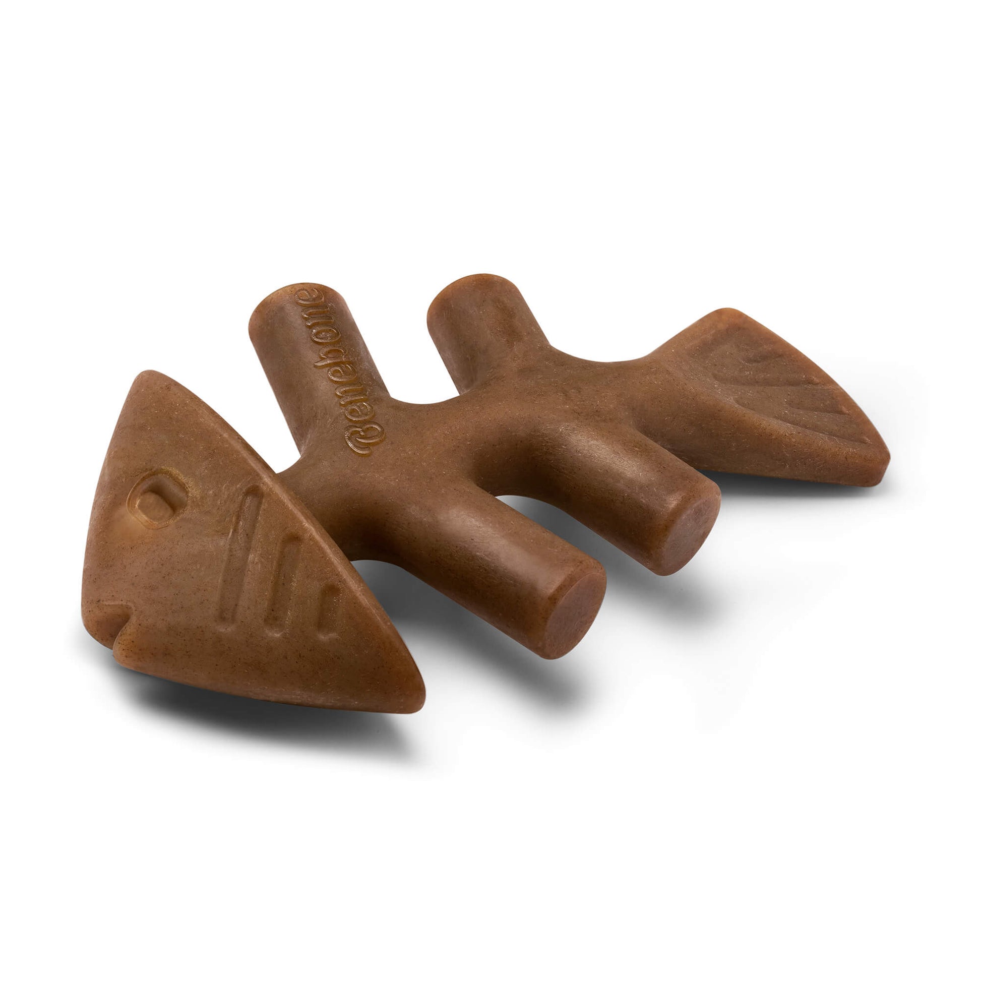 Benebone Fishbone Chew Toy for dogs, real Jack Salmon flavor, paw-friendly design