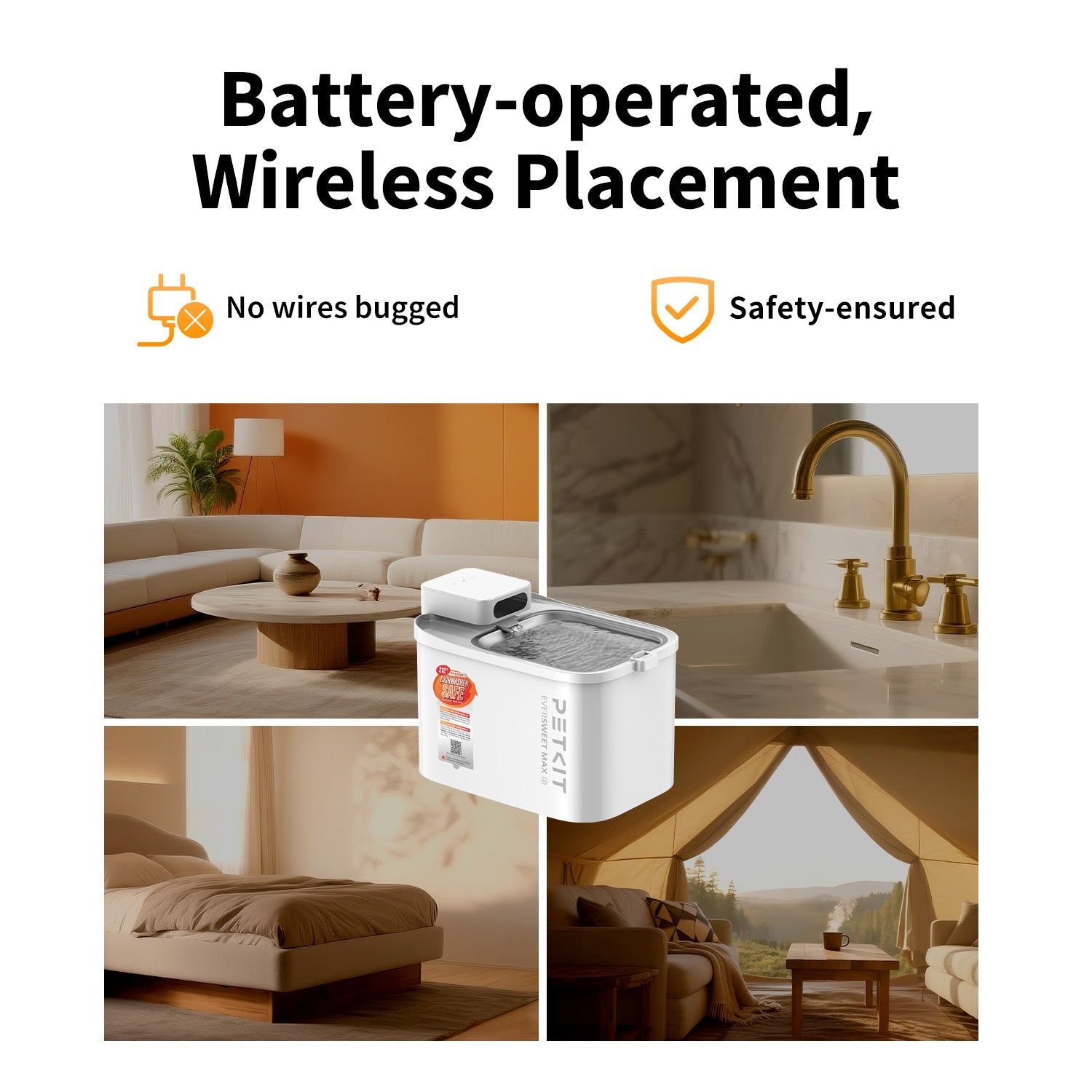 Petkit Smart Water Fountain - Eversweet Max 2 (Cordless/UVC)