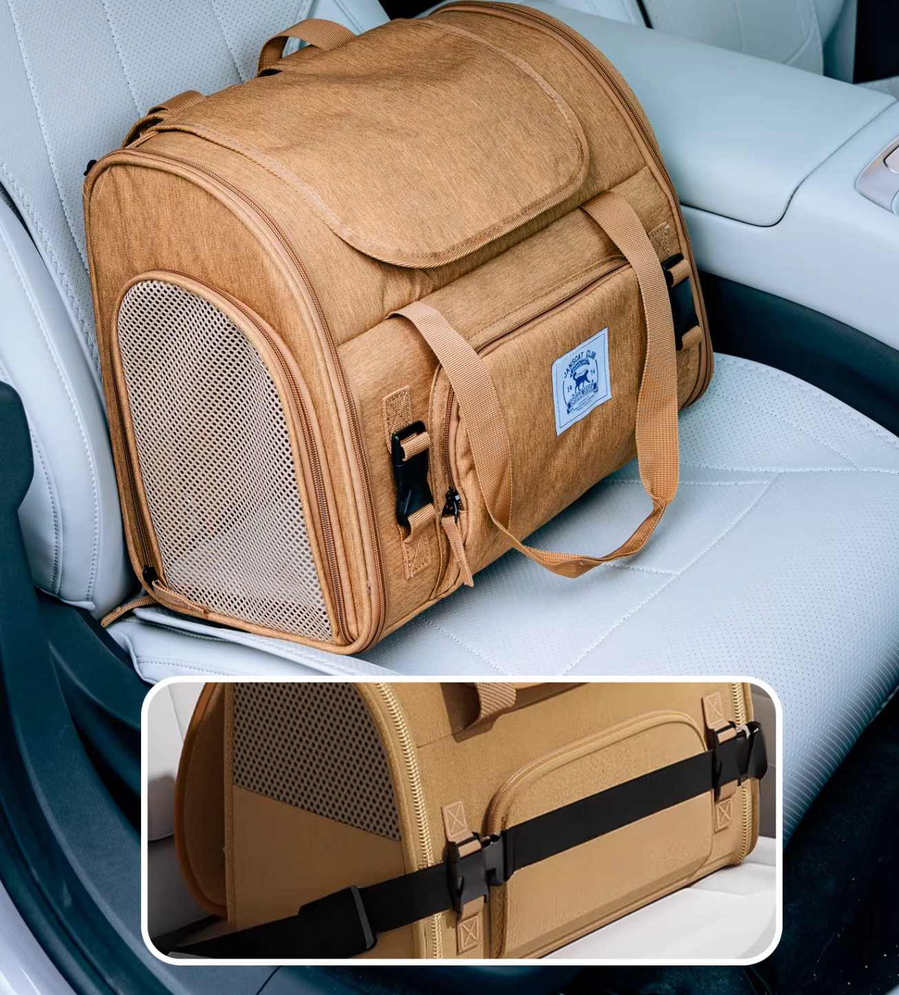 Expandable Pet Backpack – Portable, Lightweight, Breathable, Double Shoulder & Single Shoulder Options