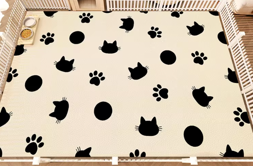 Pet Litter Mat & Door Mat | Thickened Waterproof Anti-Slip Cat & Dog Floor Mat