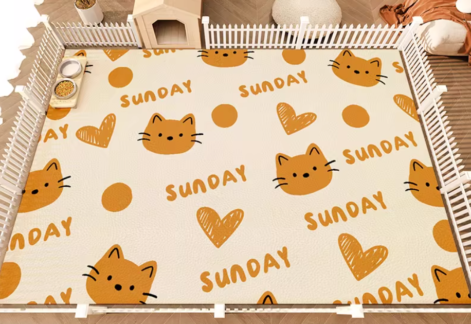 Pet Litter Mat & Door Mat | Thickened Waterproof Anti-Slip Cat & Dog Floor Mat