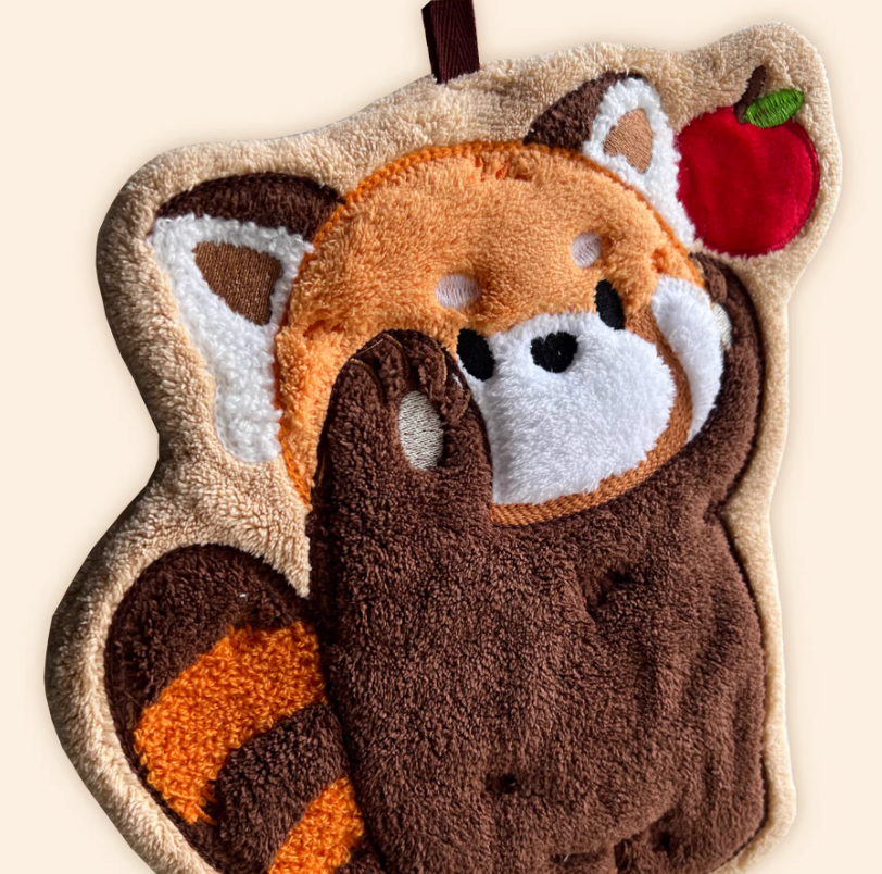 Panda Hanging Hand Towel | Thickened Super Absorbent Kitchen & Bathroom Towel