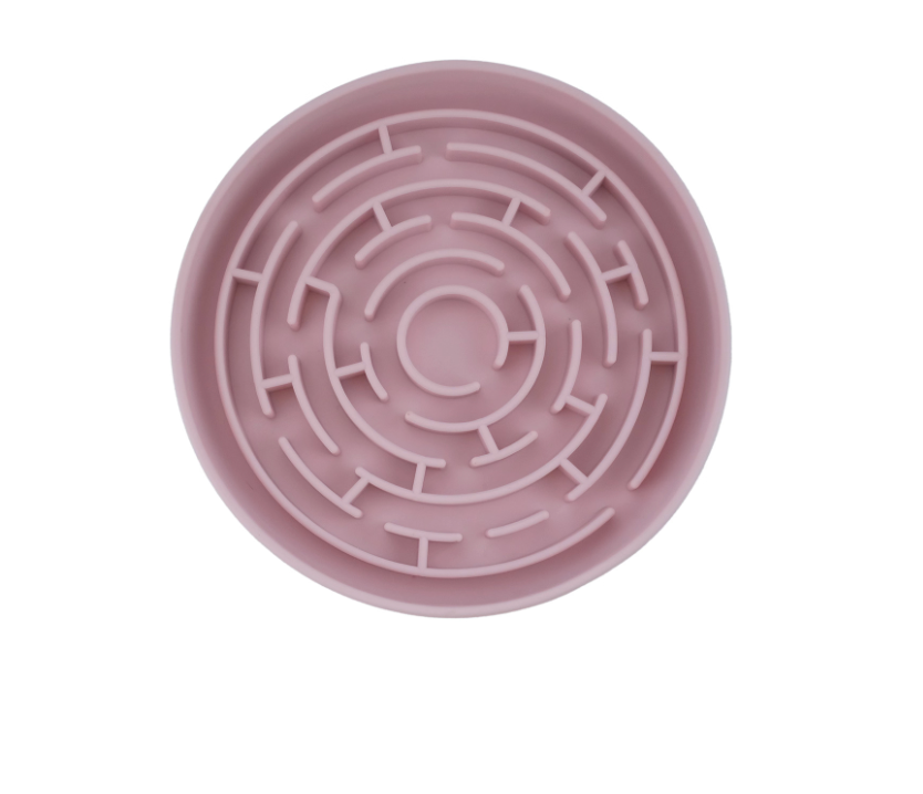 Silicone Slow Feeder Bowl | Suction Anti-Slip Maze Feeding Bowl