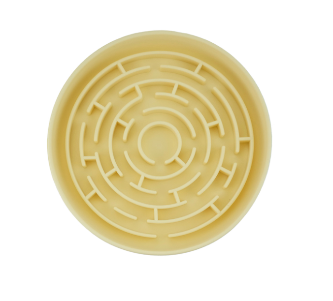 Silicone Slow Feeder Bowl | Suction Anti-Slip Maze Feeding Bowl