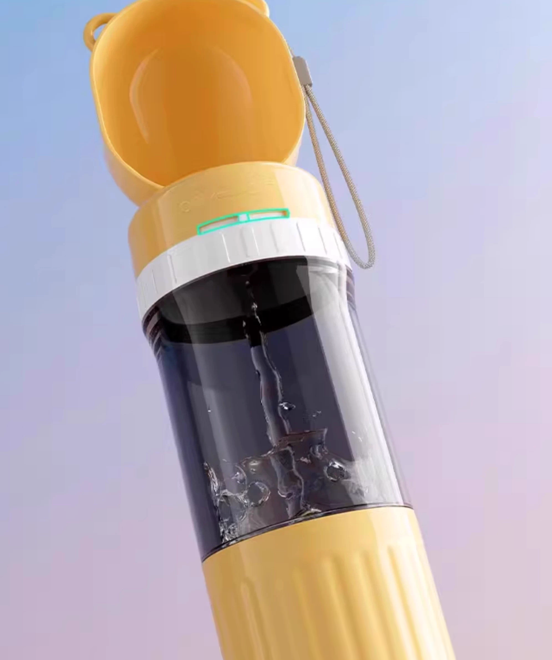 Portable Dog Water Bottle & Bowl | 2-in-1 Travel Cup for Dogs