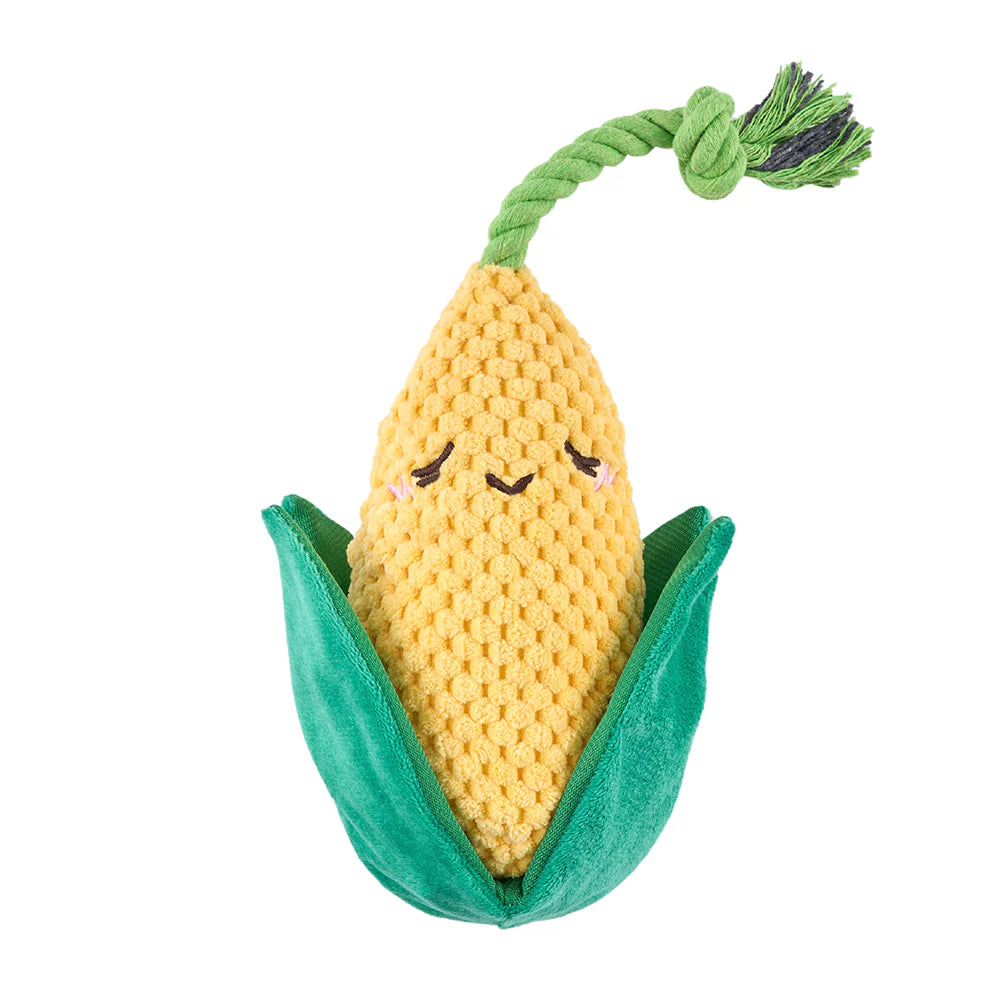 ZippyPaws Crinkle Crops Pet Toy- Corn