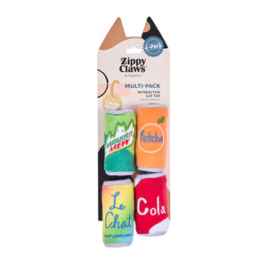 ZippyClaws 4-Pack - Drink Cans