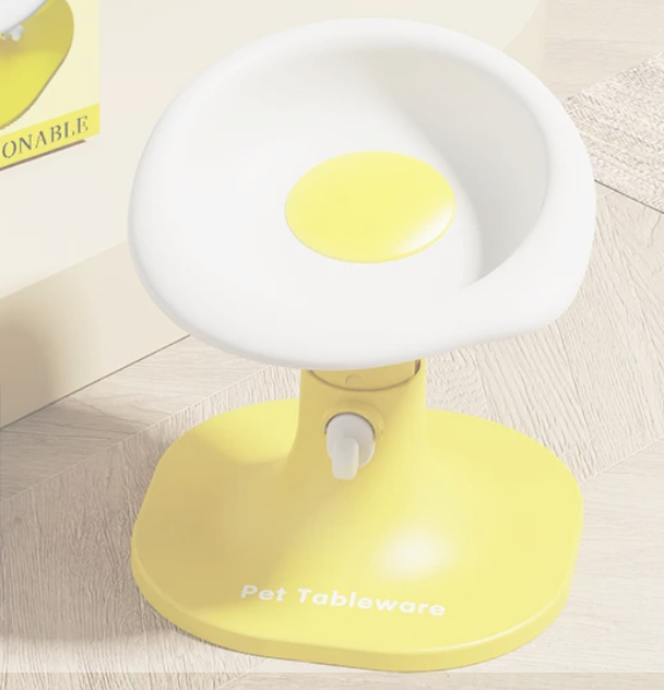 Adjustable Raised Pet Feeding Bowl – Anti-Tip Cat & Dog Bowl