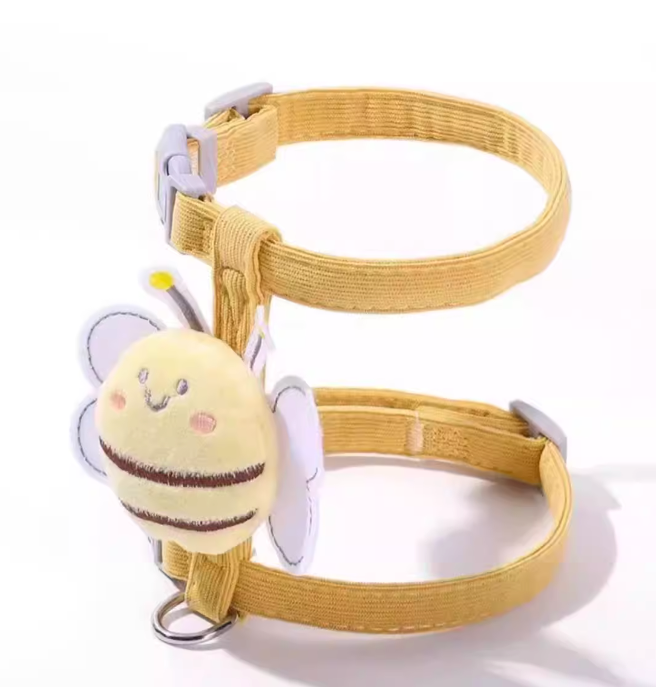 Hands-Free No-Choke Harness for Cats & Dogs | Cute Bee Design
