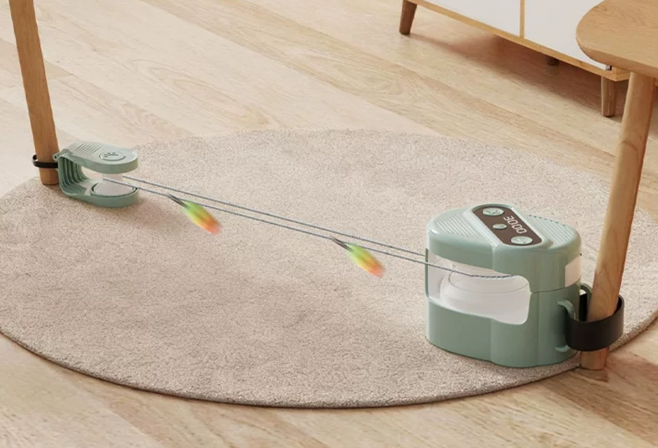 Interactive Automatic Cat Chase Toy – Remote Control Track Toy with Bird Sounds