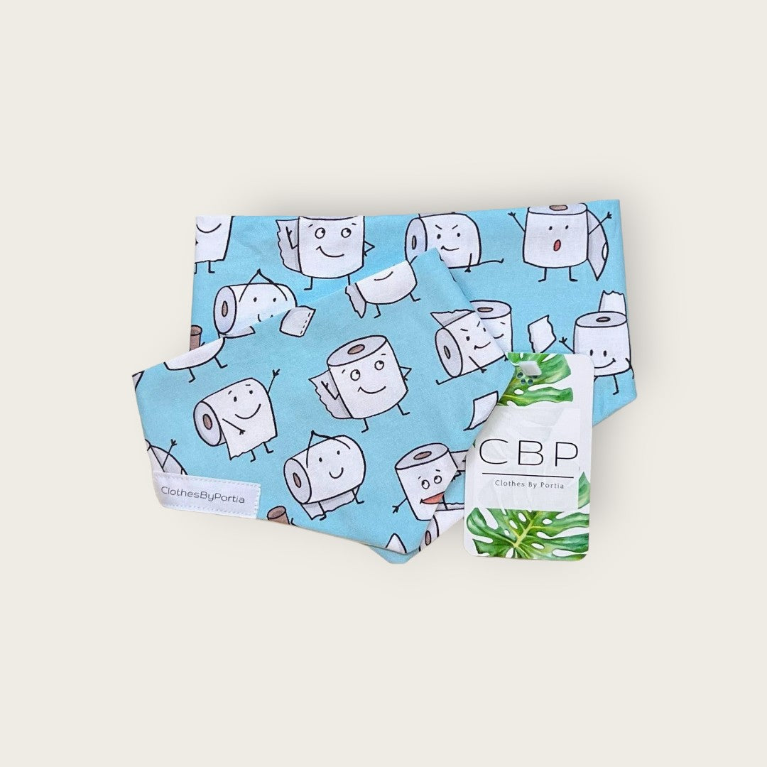 托尼卫生纸印花狗头巾 - 新西兰制造