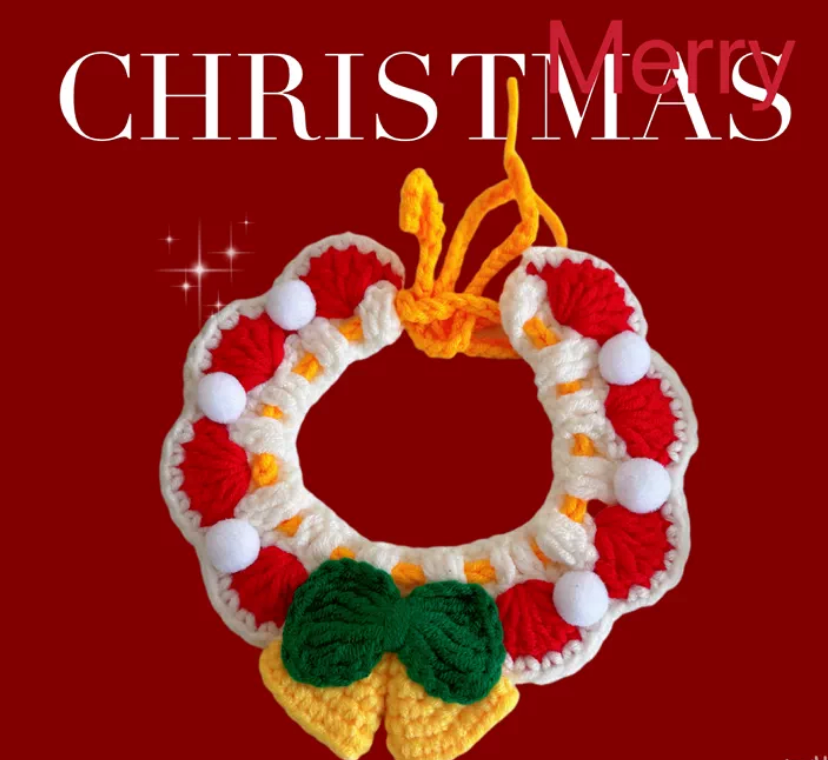 Christmas Pet Collar for Cats & Small Dogs