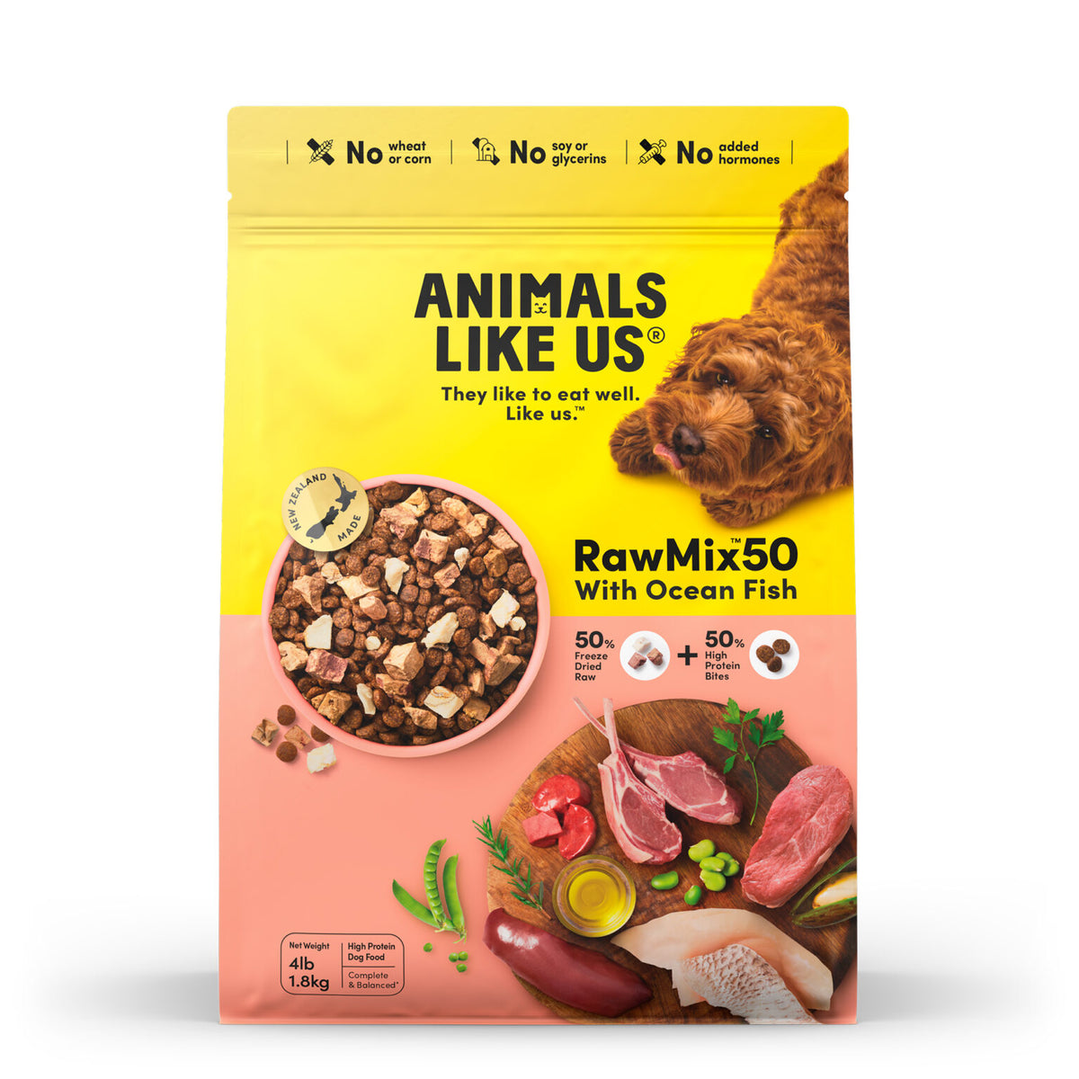 Animals like us RawMix50 Fish Dog 340g