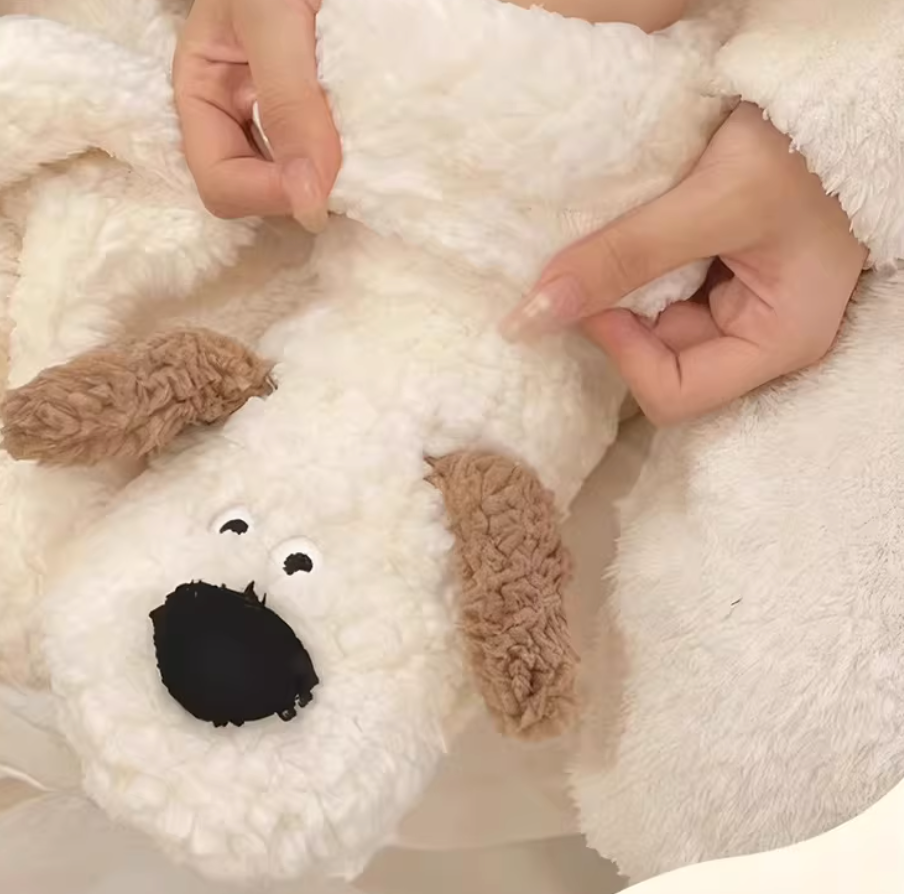 Cute Dog Floor Socks | Plush Fuzzy Thickened Indoor Socks for Women & Home