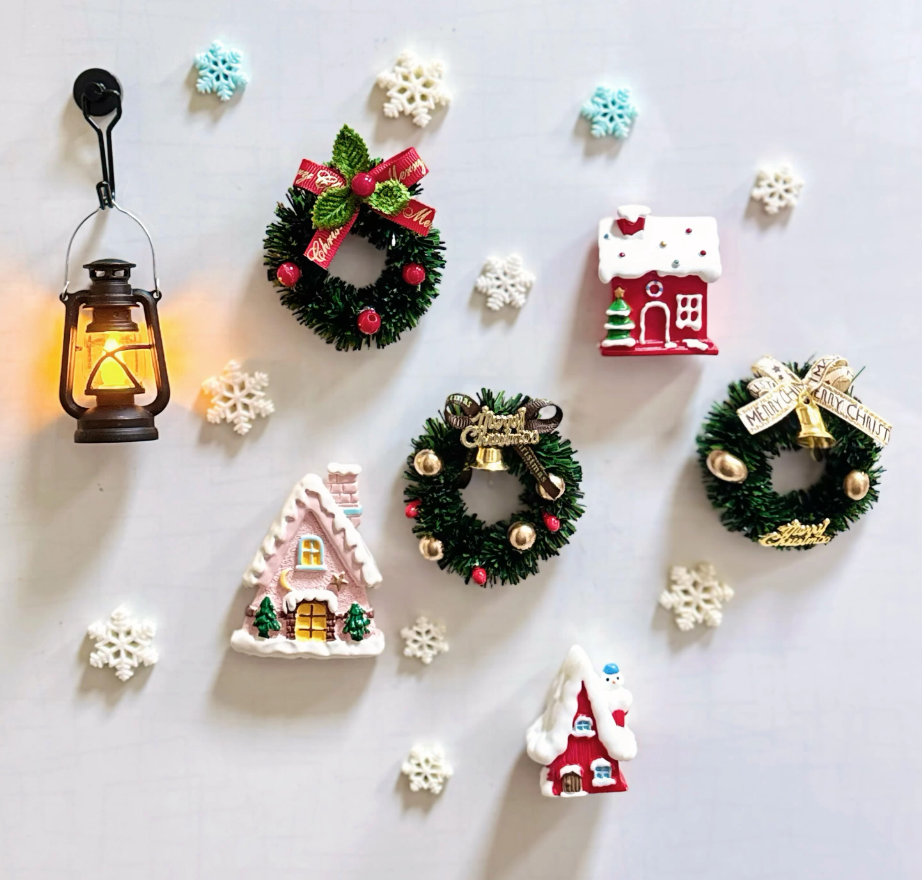 Christmas Acrylic Fridge Magnets – Cute & Festive Holiday Decorations