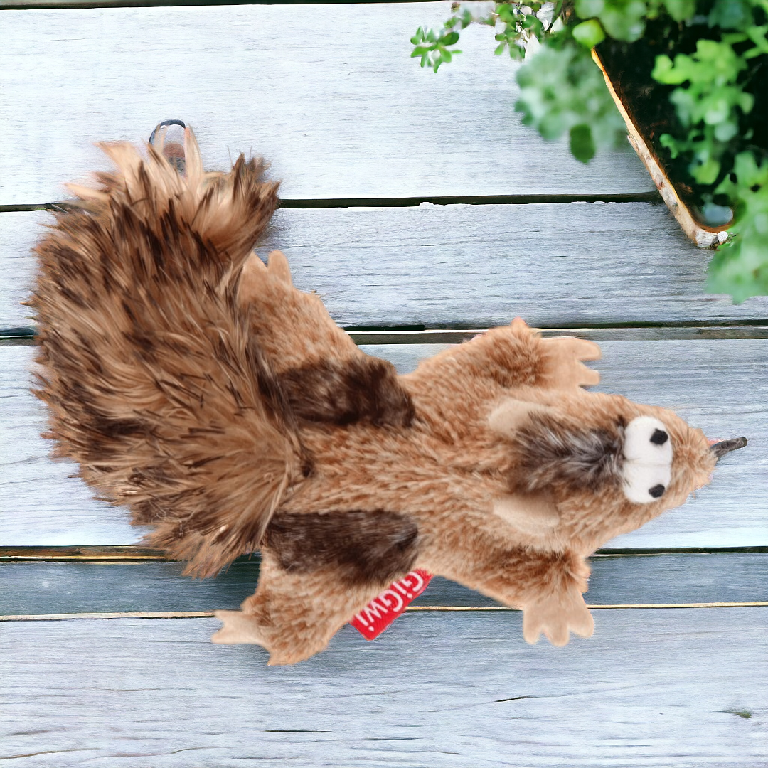 GiGwi Catch & Scratch Catnip Cat Toy - Chipmunk.