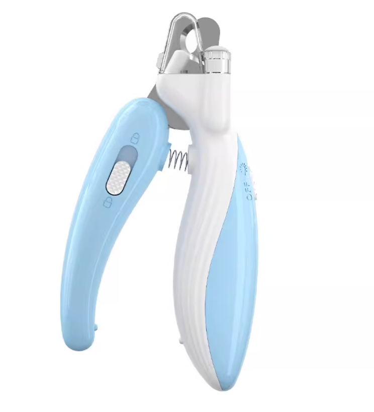 Pet Nail Clippers with LED Light | Dog & Cat Nail Trimmer with Safety Lock
