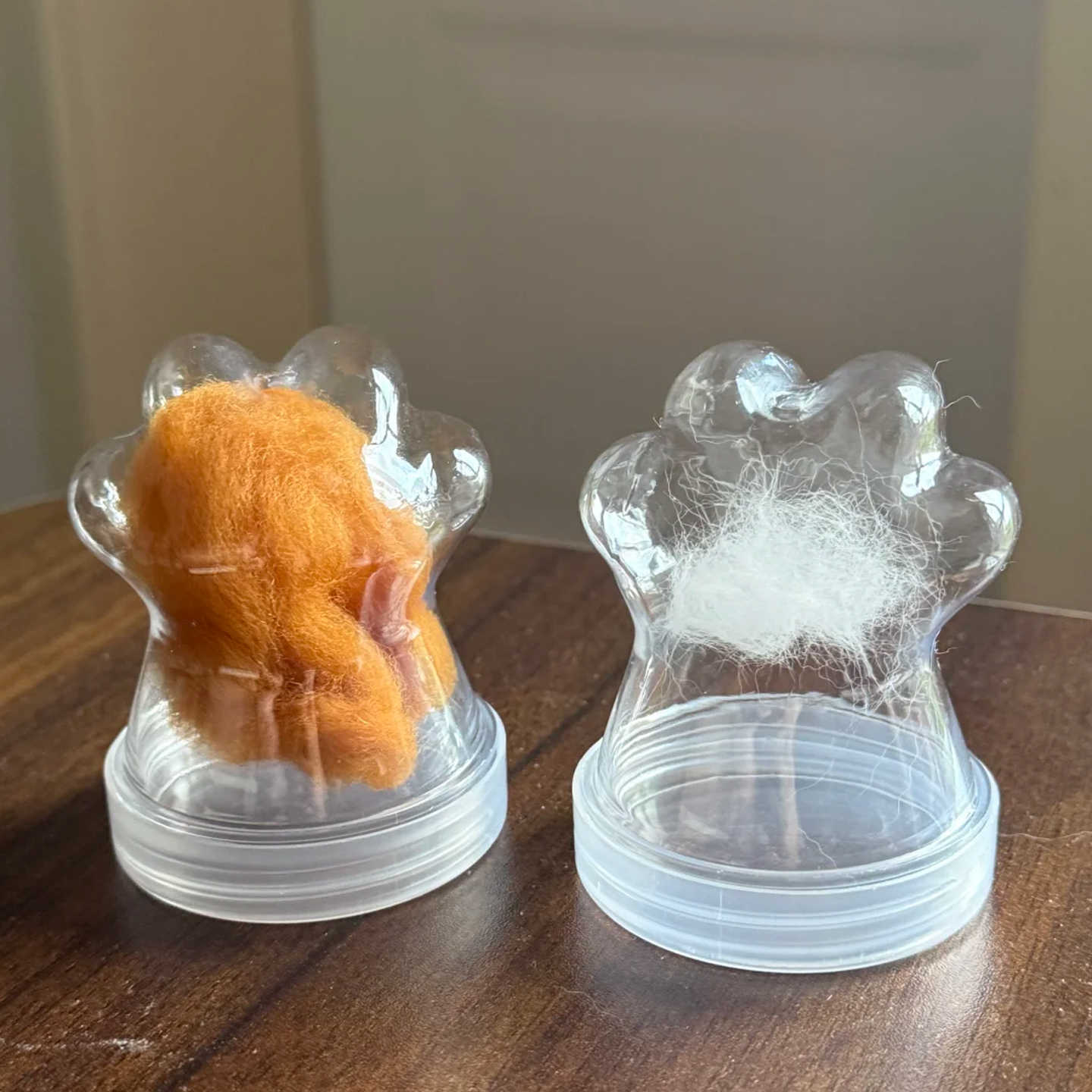 Cat & Dog Hair Keepsake Bottle | Paw Capsule Design | Lucky Charm Pet Accessory