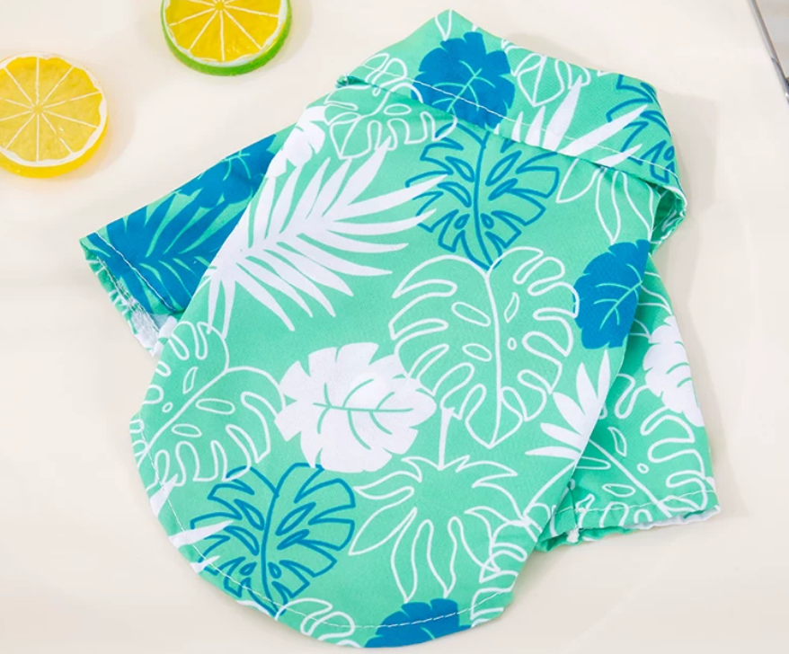 Summer Beach Shirt for Dogs & Cats – Breathable Pet Clothing