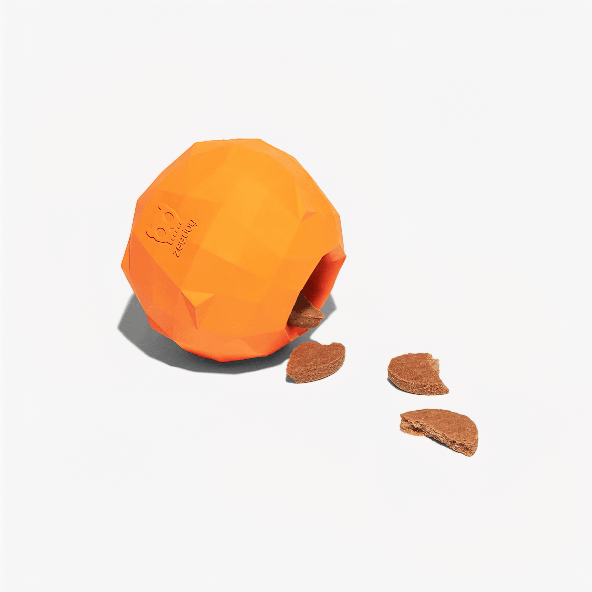 Zee.Dog Super Fruitz Treat Dispensing Dog Toy - Orange PAWS CLUB