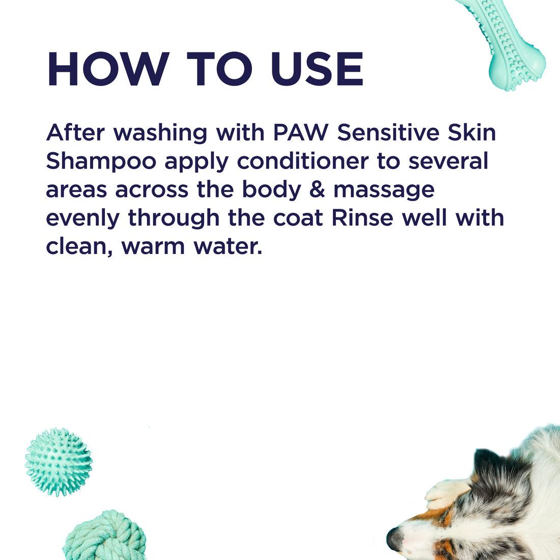 Blackmores PAW - Sensitive Skin Dog Conditioner - Fragile Skin Care - PAWS CLUB