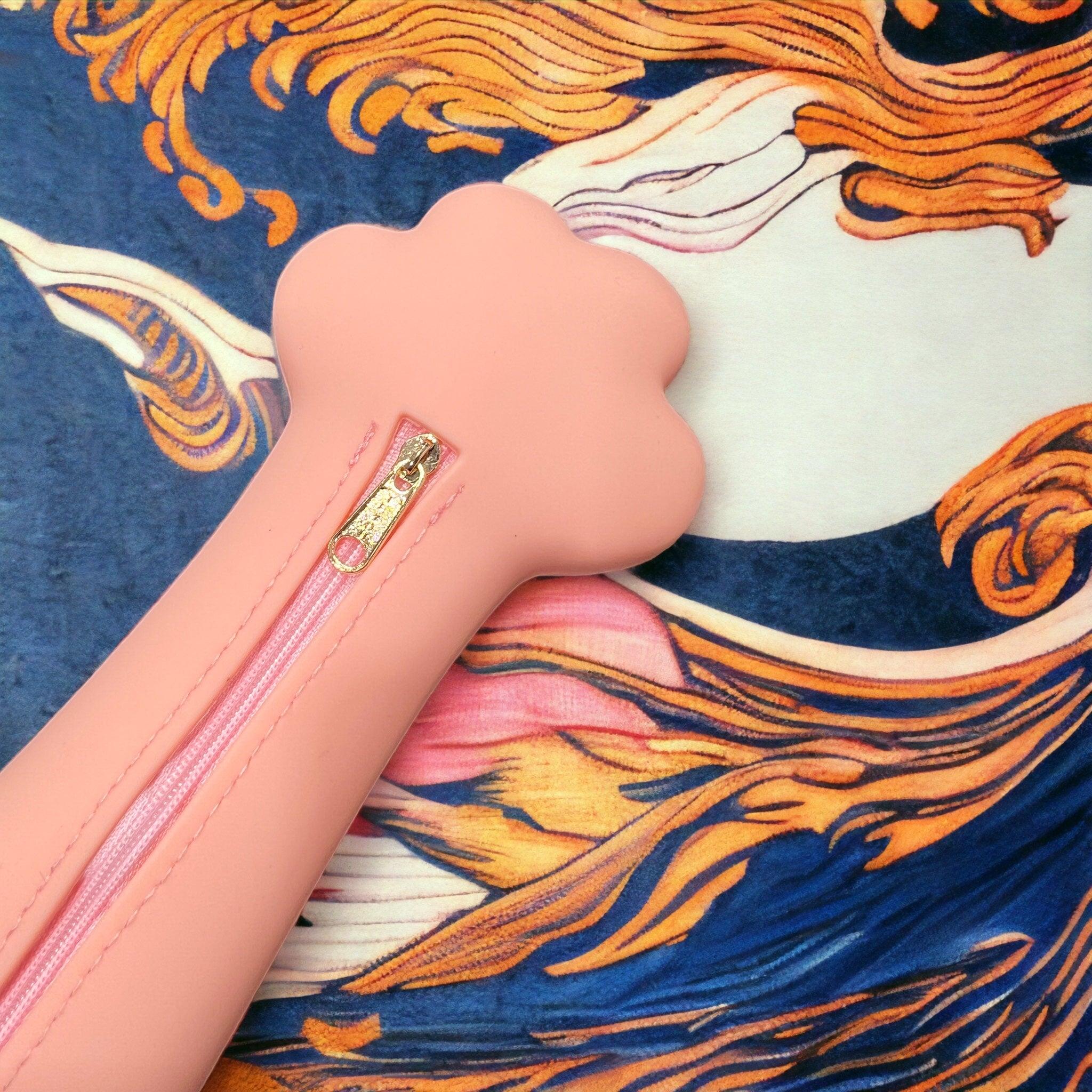 Cattitude Pencil Cases: Adorable Cat-Paw Silicone Storage with a Colorful Twist! - PAWS CLUB