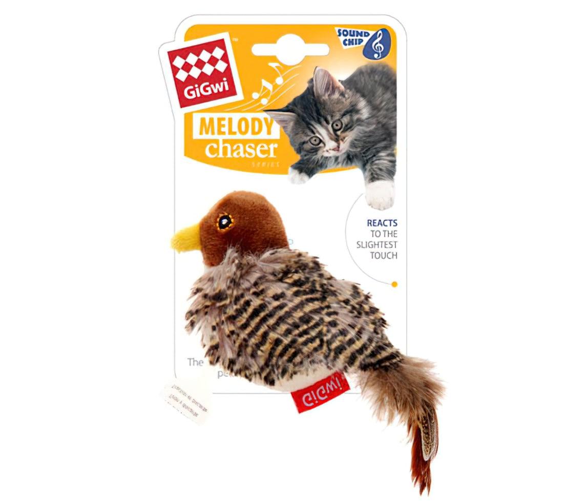 GiGwi Melody Chaser Cat Toy - Bird - PAWS CLUB