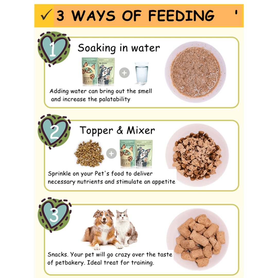 Petbakery Freeze Dried Cat Food - Fish - PAWS CLUB