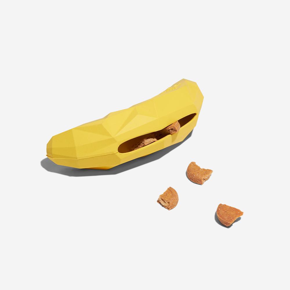 Zee.Dog Super Fruitz Treat Dispensing Dog Toy - Banana - PAWS CLUB