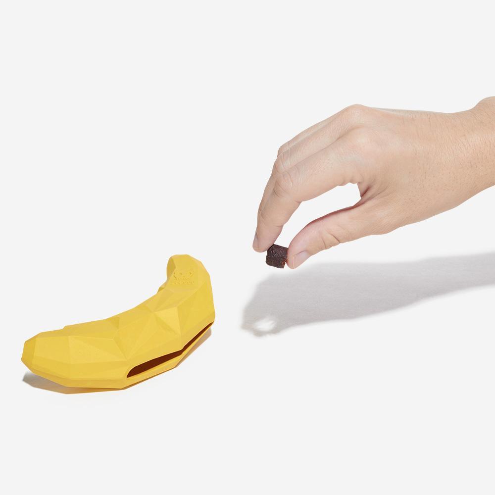 Zee.Dog Super Fruitz Treat Dispensing Dog Toy - Banana - PAWS CLUB