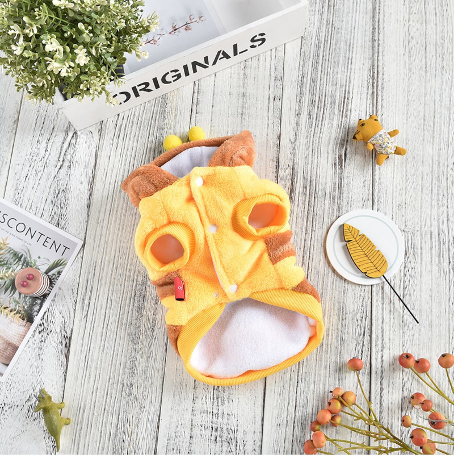 Pet Cat & Small Dog Outfit | Cute Bumblebee Costume for Autumn & Early Spring